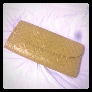 Yello HOBO international embossed leather clutch